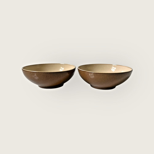 Denby bowls mocha brown - bowls,
