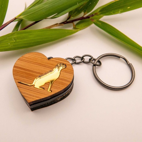 Boxer dog keyring