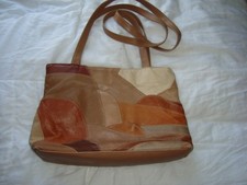 Patchwork Leather Shoulder Bag