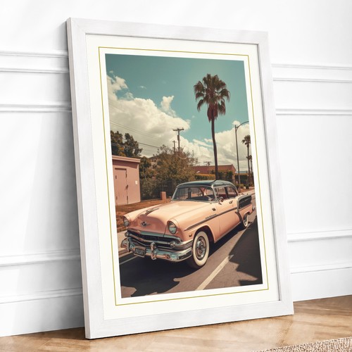 Pink cadillac palm street - on,