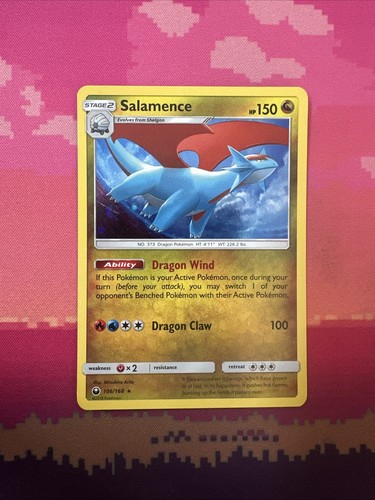Pokemon card salamence - card,