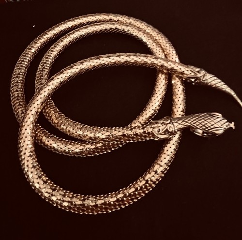 Snake belt necklace - belt/necklace, vintage