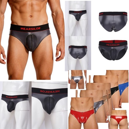 Mens leather briefs - us, pu