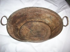 Vintage Galvanised Tin Zinc