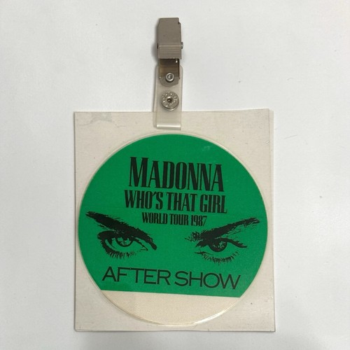 Vintage madonna backstage pass - backstage,