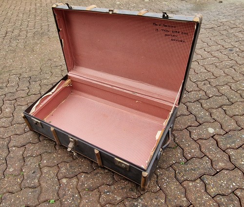 Steamer trunk bentwood vintage - bentwood,