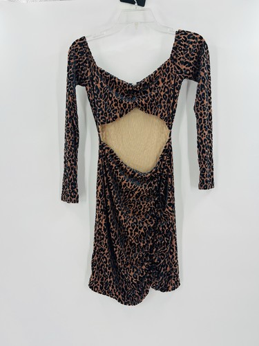 Naked wardrobe leopard velvet - wardrobe,