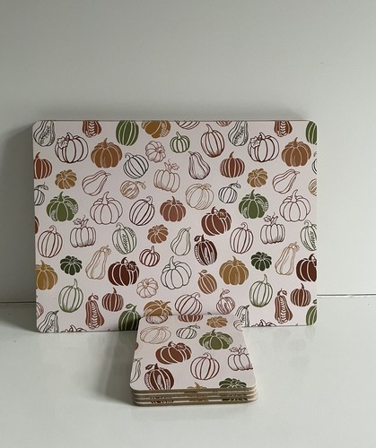 New set pumpkin - set, placemats