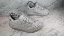 Sketchers Shape Ups Women's Triple White Silver VGC UK 4.5 US 7.5 EUR 37.5