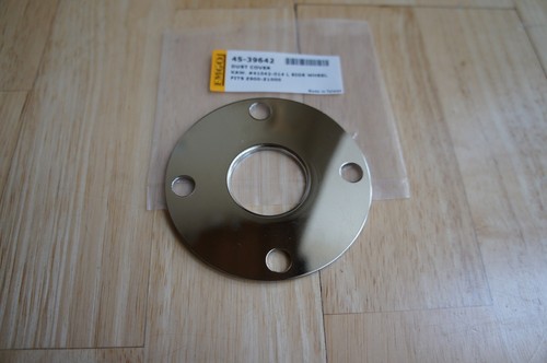 Chrome front wheel dust cover - chrome,