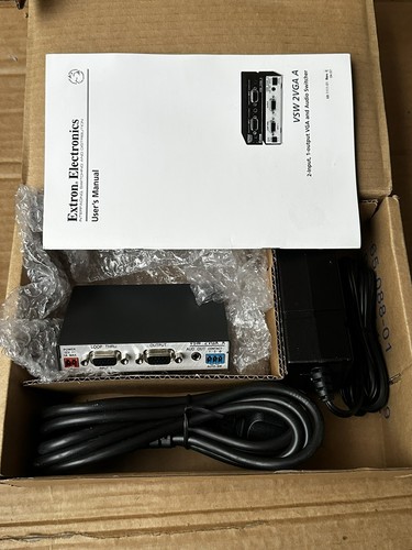 Extron vsw 2vga two - vsw, a
