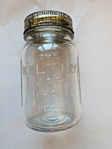 Vintage embossed jar the - vintage, jar,