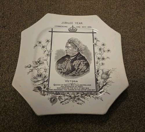 Antique commemorative plate - commemorative,