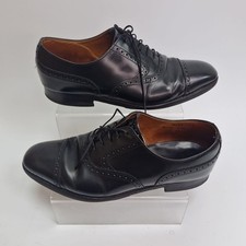 Joseph Cheaney Kent Black Leather Brogue Shoes Men's Size 9 UK