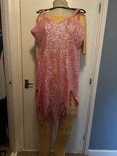 Pink Sequin Show Dress