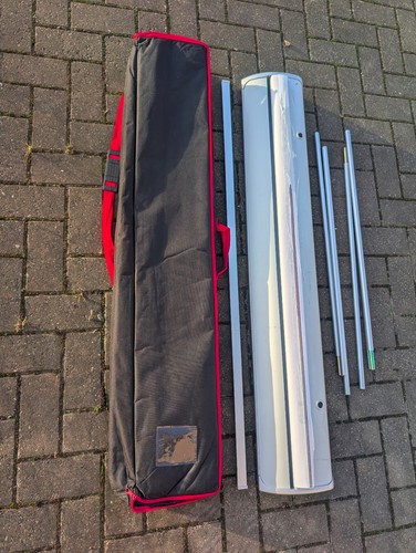 Roll banner stand with - stand,