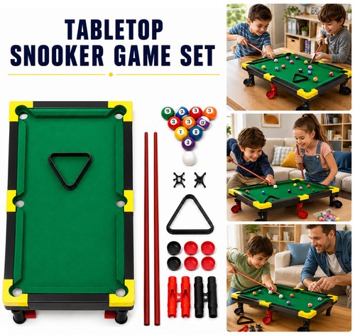 Kids mini pool - table, snooker