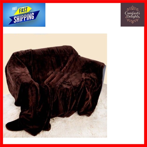Luxurious chocolate brown soft - brown,