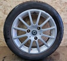 SMART CAR 451 FORTWO 07-14 12SPOKE FRONT ALLOY WHEEL & TYRE 155/60R15 4.5Jx15H2
