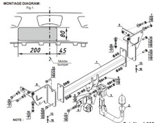 DETACHABLE Tow Bar For JEEP