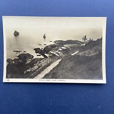Penlee Point Nr Cawsand Fishing Boats RP pc unused 1950  AY511