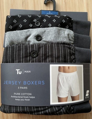 Mens jersey boxers black - black, &