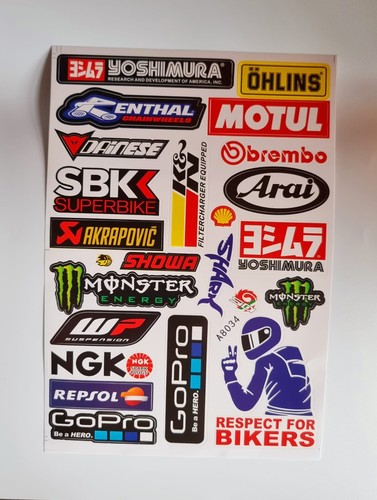 Motorbike motorcross stickers - motorbike,