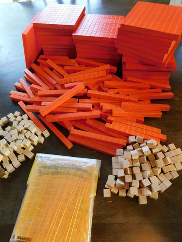 Math manipulatives lot - manipulatives, of
