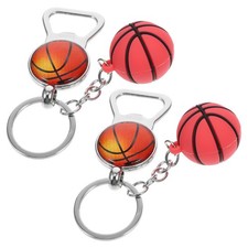  2 Pcs Basketball Keychain