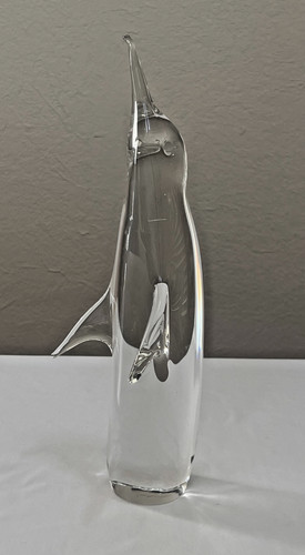 Murano large penguin - large, signed