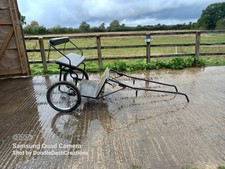 Black Pony Cart 11hh - 12.2hh