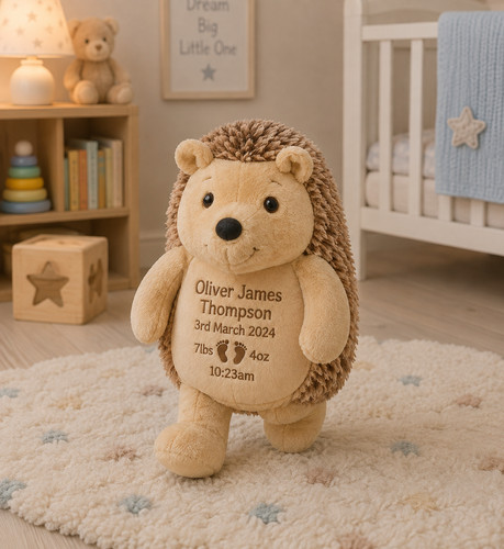 Personalised hedgehog - personalised,
