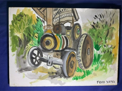 Fred yates oil painting - oil,