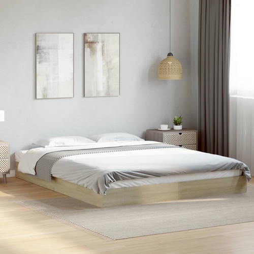 Bed frame sonoma - bed,