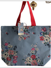 Cath Kidston Blue Floral Print Shopping /tote Bag. New With Tags