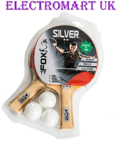 Table tennis bat and - ball, fox