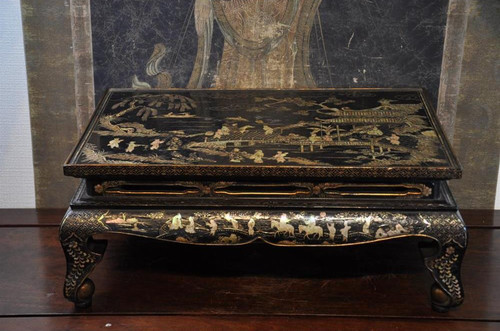 Vintage chinese black lacquer - vintage,