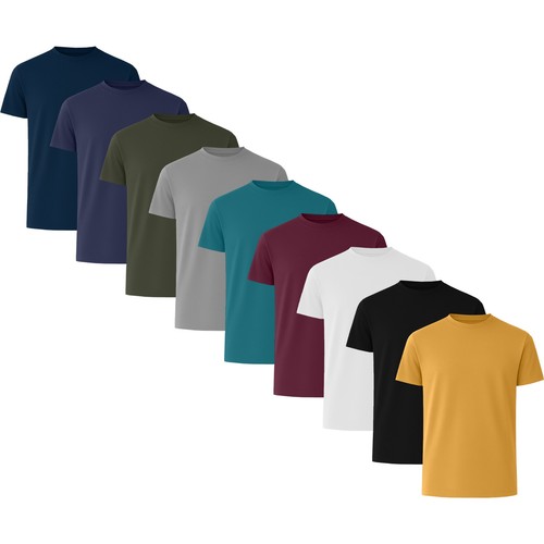 Shirt mens plain 100 - t-shirt,