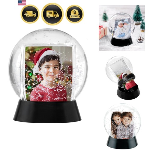 Sphere photo snow globe - sphere, with