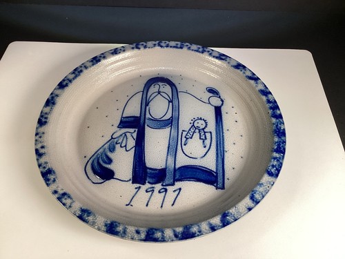 Vtg eldreth pottery - pottery, santa