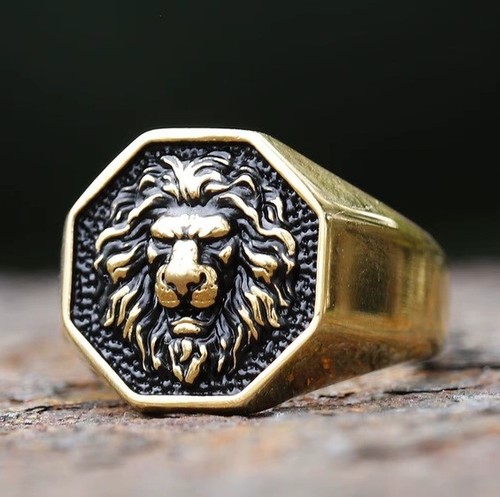 Stainless steel lion - stainless,