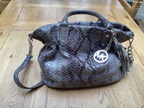 Michael kors grey snakeskin - michael,