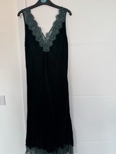 Zara Velvet Dress with Lace