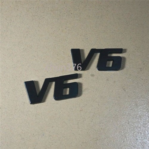 Black matte metal emblem - black,