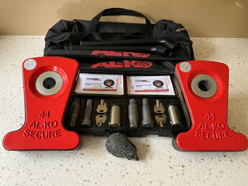 Two alko wheel lock kits - lock,