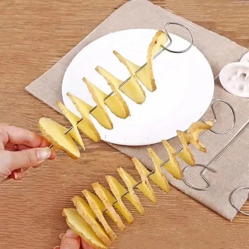 Spiral potato cutter hand - spiral,