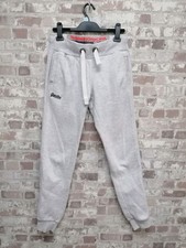 SUPERDRY Orange Label - Grey Tracksuit bottoms - Size Small