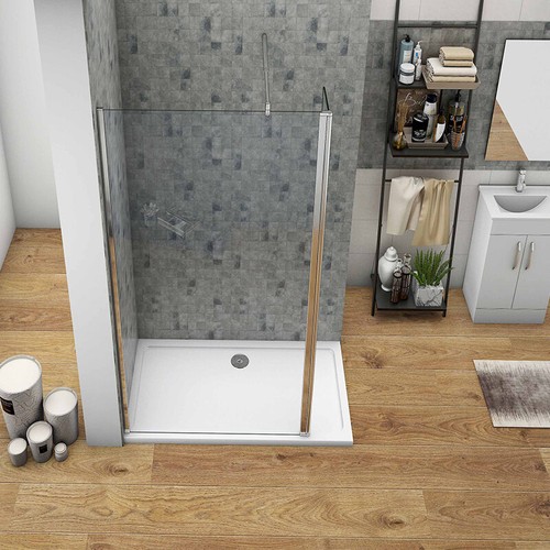 Walk shower enclosure - shower,