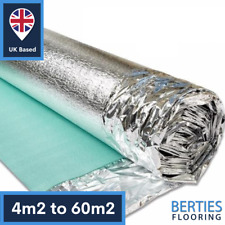 3mm Silver Acoustic Wood & Laminate Underlay Comfort Insulation Choose Any Size