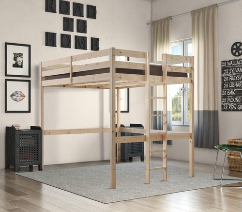 Loft bunkbed double 4ft - loft,